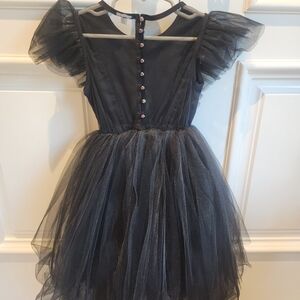 Elegant Black Tulle Kids Costume
